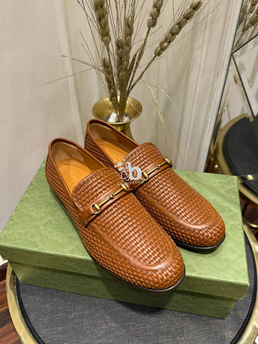 Gucci Cognac Loafers for Men