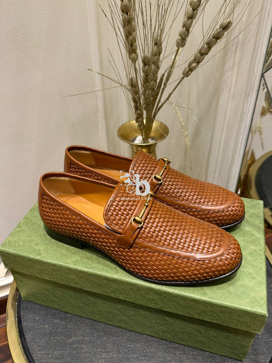 Gucci Cognac Loafers for Men