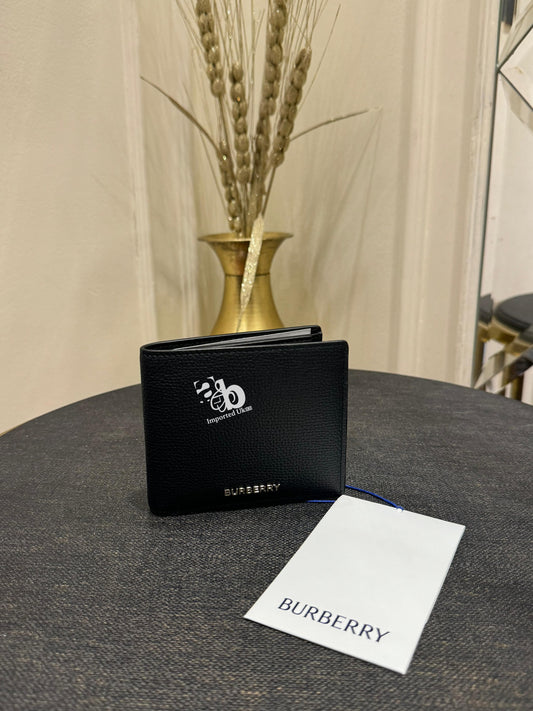 Burberry Textured Calfskin Wallet Black