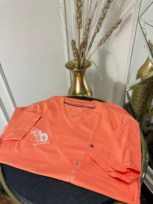 Tommy Hilfiger Orange Dusk Slim Fit T-Shirt