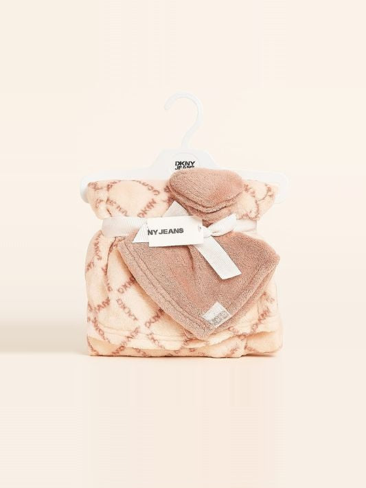 DKNY Pink Bunny Blanket